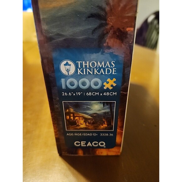 Christmas Thomas Kinkade The Nativity Manger 1000 Piece Jigsaw Puzzle Ceaco - Picture 4 of 7